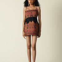 SAAN Print Mini Dress