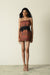 SAAN Print Mini Dress