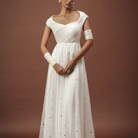 Kali White Bone Gown