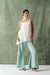 White Cotton Gotta Embellished Co-Ord Set