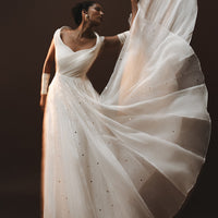 Kali White Bone Gown