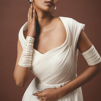 Kali White Bone Gown